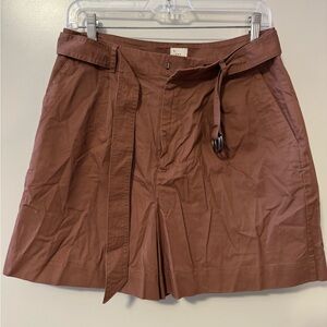 a new day Women's Tan Belted Shorts